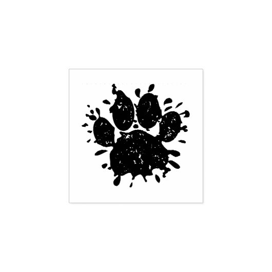 Afdrukken zwart verfplaat verfplaat verf rubberstempel (Afrduk)