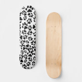 Afdrukken zwart-wit kattepapier persoonlijk skateboard (Voorkant)