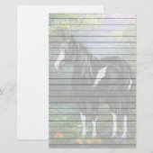 Afdrukken zwart-wit oververf briefpapier (Voorkant / Achterkant)