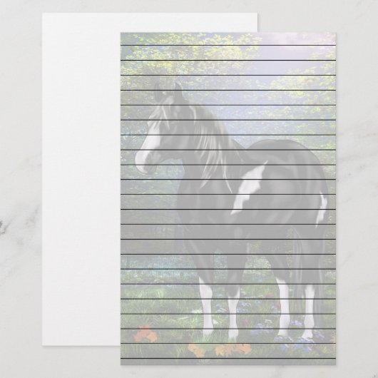 Afdrukken zwart-wit oververf briefpapier (Voorkant / Achterkant)