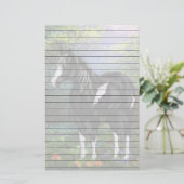 Afdrukken zwart-wit oververf briefpapier (Staand voorkant)