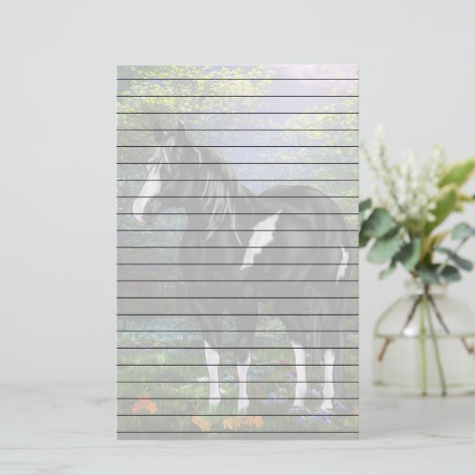 Afdrukken zwart-wit oververf briefpapier (Staand voorkant)