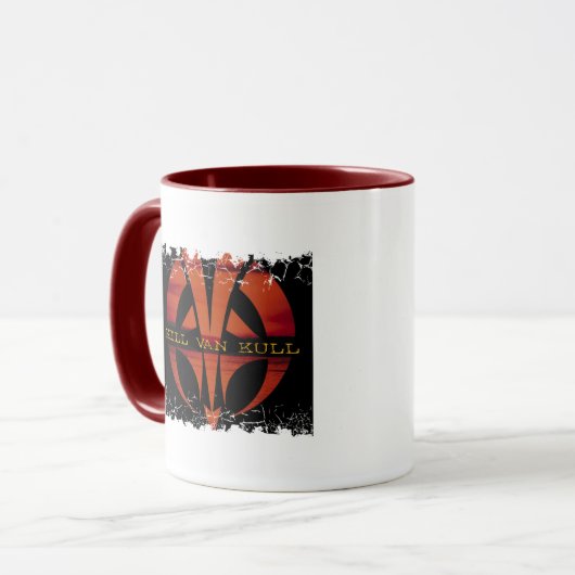 Afdrukkende rand - tweeledige Mok van de Ringer (Voorkant links)