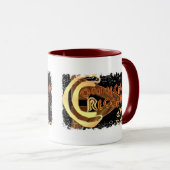 Afdrukkende rand - tweeledige Mok van de Ringer (Voorkant rechts)