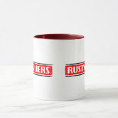 Afdrukkende rand - tweeledige Mok van de Ringer (Midden)