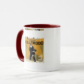 Afdrukkende rand - tweezijdige vinger... - Geperso Mok (Voorkant links)