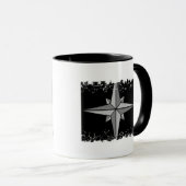 Afdrukkende rand - tweezijdige vinger... - Geperso Mok (Voorkant rechts)