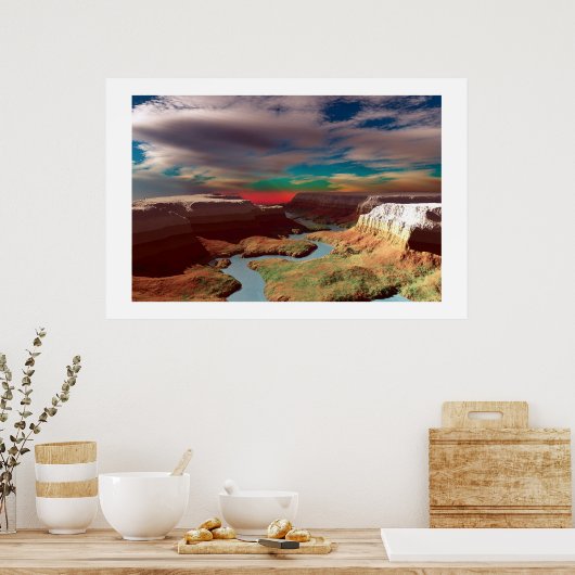 AFDRUKKING "DYNASTY" POSTER (Keuken)