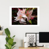 AFDRUKKING "MAJESTISCHE STARS" POSTER (Thuiskantoor)