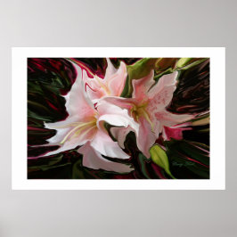 AFDRUKKING "MAJESTISCHE STARS" POSTER