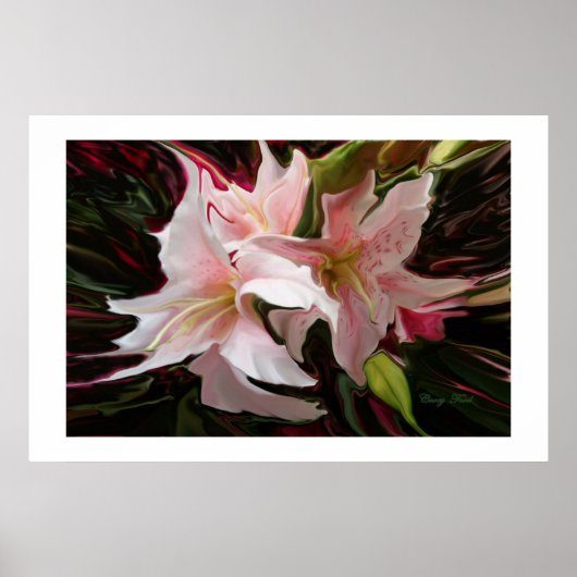 AFDRUKKING "MAJESTISCHE STARS" POSTER (Voorkant)