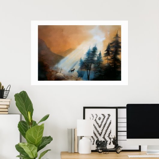 AFDRUKKING "MORNING MAJESTY" POSTER (Thuiskantoor)