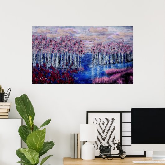 AFDRUKKING PINKLEVILLE GICLEE POSTER (Thuiskantoor)