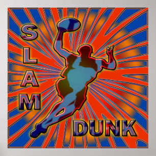 AFDRUKKING POSTER SLAM DUNK BASKETBALL