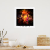 AFDRUKKING QUEEN NEBULA POSTER (Keuken)