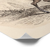 AFDRUKKING STAG (WAPITI) POSTER (Hoek)