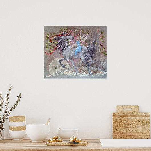 AFDRUKKING - Valentijn voor onkruideniersmelk Poster (Keuken)