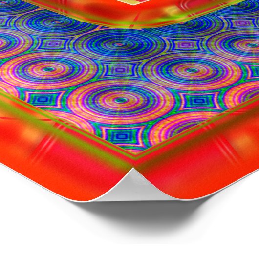 AFDRUKKING VAN HET POSTER VAN HET TERUGKROSS (Hoek)