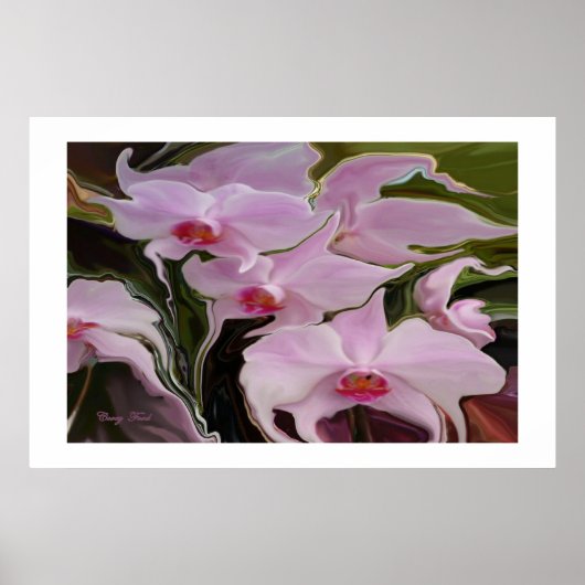 AFDRUKKING "WEEPINGORCHIDEN" POSTER (Voorkant)