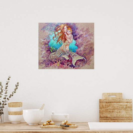 AFDRUKKING - Zeemmoeder Poster (Keuken)