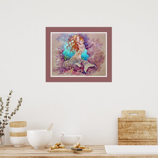 AFDRUKKING - Zeemmoeder Poster (Keuken)