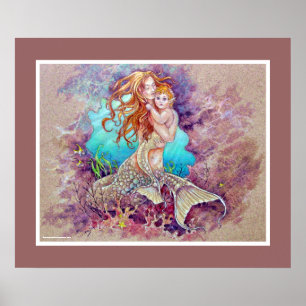 AFDRUKKING - Zeemmoeder Poster