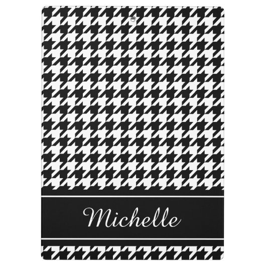 Afdrukklembord voor persoonlijke zwarte haarstaart klembord (Achterkant)