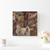 Afdrukklok voor Franse landwasdag Vierkante Klok (Huis)