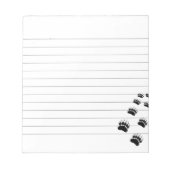 Afdruklaag beer notitieblok (Voorkant)