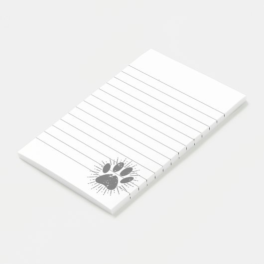 Afdruklampjes zonnestraal Onderdruk Afdruklaag Post-it® Notes (Schuin)