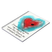 Afdruklaptop voor hart en pols notitieboek (Linkerzijde)