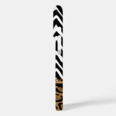 Afdrukmonogram zebra en luipaard Case-Mate iPhone case (Achterkant / Links)