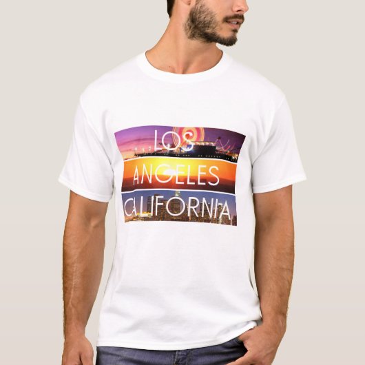Afdrukontwerp van Los Angeles T-shirt (Voorkant)