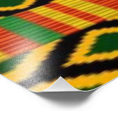 Afdrukontwerp voor Afrikaans multi-kleurenpatroon Foto Afdruk (Hoek)