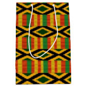 Afdrukontwerp voor Afrikaans multi-kleurenpatroon Medium Cadeauzakje (Voorkant)