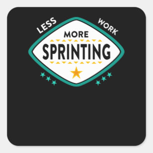 Afdrukontwerp voor een printer vierkante sticker