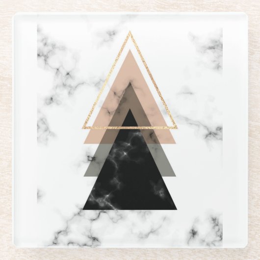 Afdrukontwerp voor pastollen glazen onderzetter (Voorkant)