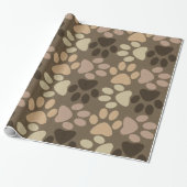 Afdrukontwerp voor plakken cadeaupapier (Uitgerold)