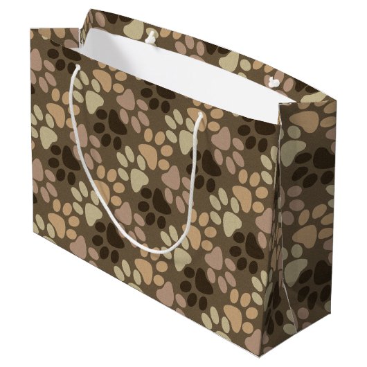 Afdrukontwerp voor plakken groot cadeauzakje (Achterkant Gekanteld)