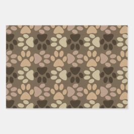 Afdrukontwerp voor plakken inpakpapier vel