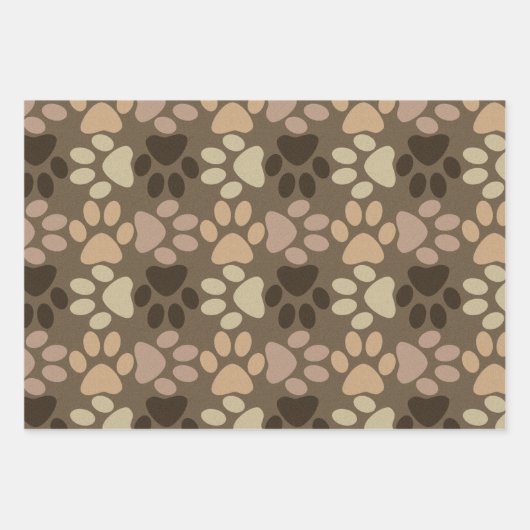 Afdrukontwerp voor plakken inpakpapier vel (Voorkant)