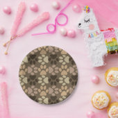 Afdrukontwerp voor plakken papieren bordje (Feest)