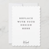 AFDRUKORDE 5 x 7-inch kaart Dicut Opgeroepen rand (Voorkant)