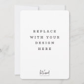 AFDRUKORDE 5 x 7-inch kaart Omdraaien afgeronde ra (Voorkant)