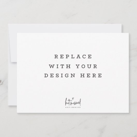 AFDRUKORDE 7 x 5 inch horizontale landschapskaart Kaart (Voorkant)