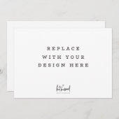 AFDRUKORDE 7 x 5 inch horizontale landschapskaart Kaart (Voorkant / Achterkant)