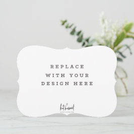 AFDRUKORDE 7 x 5-inch kaart Dicut Bracket edge