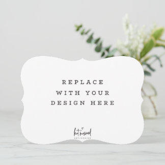 AFDRUKORDE 7 x 5-inch kaart Dicut Bracket edge