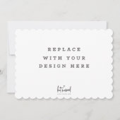 AFDRUKORDE 7 x 5-inch kaart Dicut Opgeroepen rand (Voorkant)