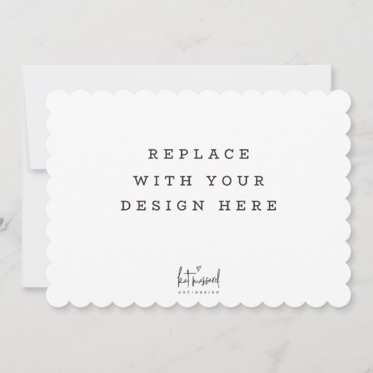 AFDRUKORDE 7 x 5-inch kaart Dicut Opgeroepen rand (Voorkant)